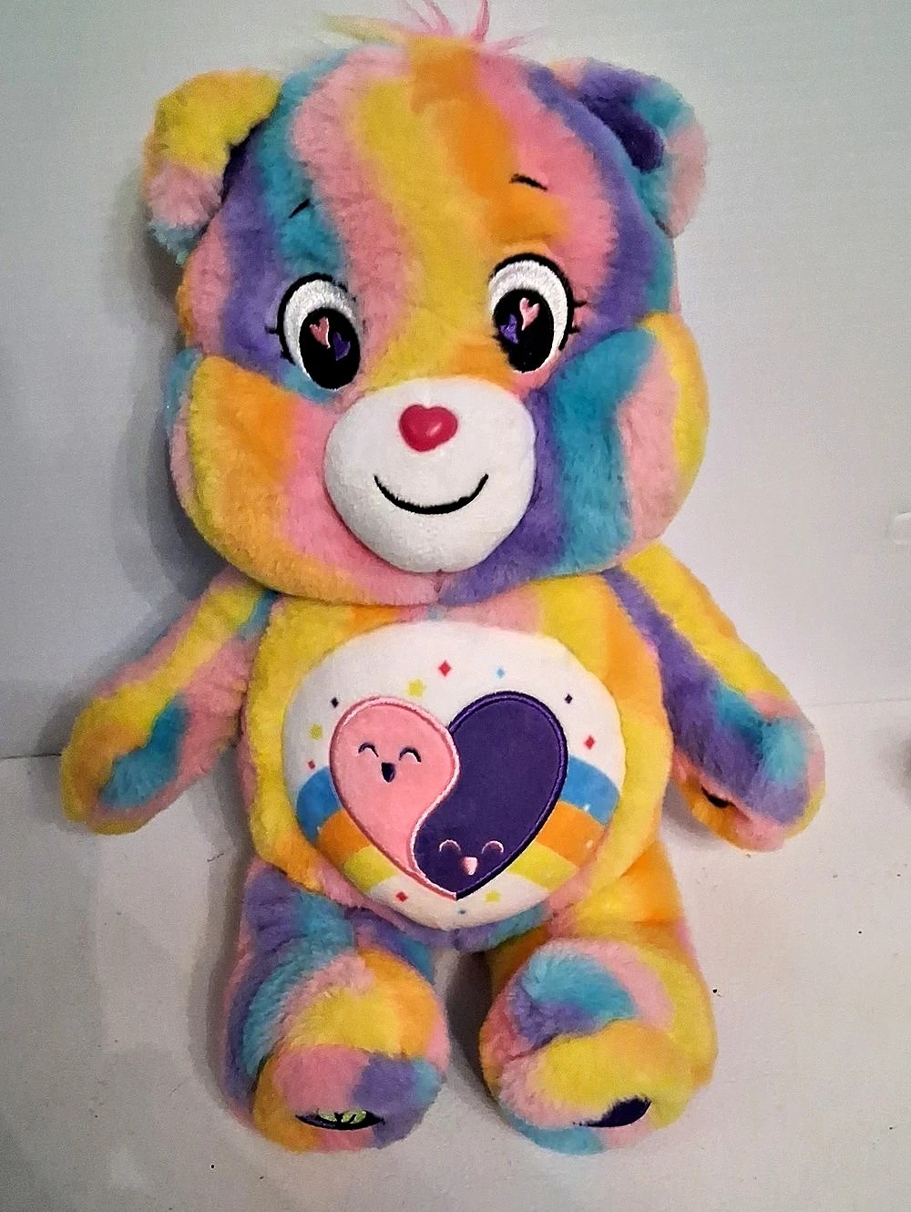 Care Bears Togetherness Bear Rainbow Plush 14-inch